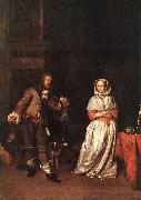 METSU, Gabriel The Hunter and a Woman sg china oil painting reproduction